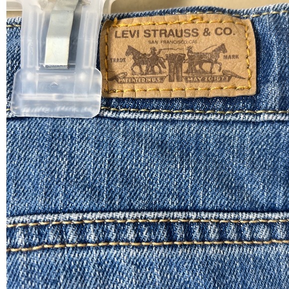 Vintage Levi's Relaxed Tapered‎ 550 Jeans Medium Wash Size 16 Short Casual - Picture 8 of 11